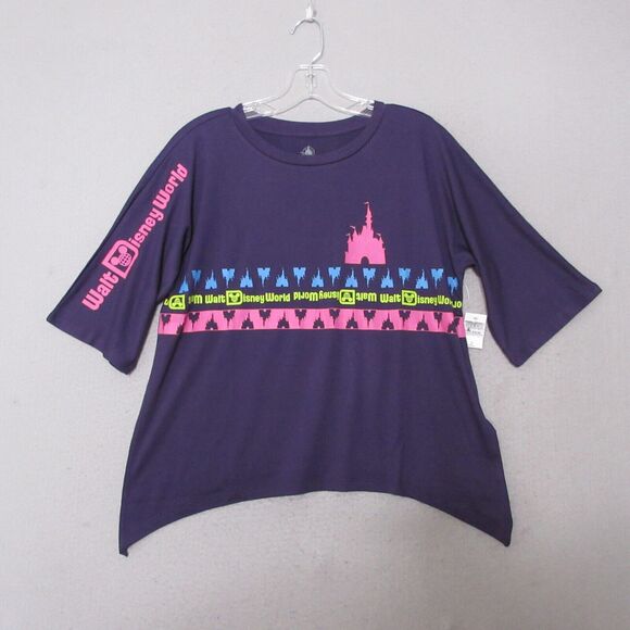 Walt Disney T Shirt NWT Cinderella Castle Dolman Disney Vacation - Picture 1 of 11